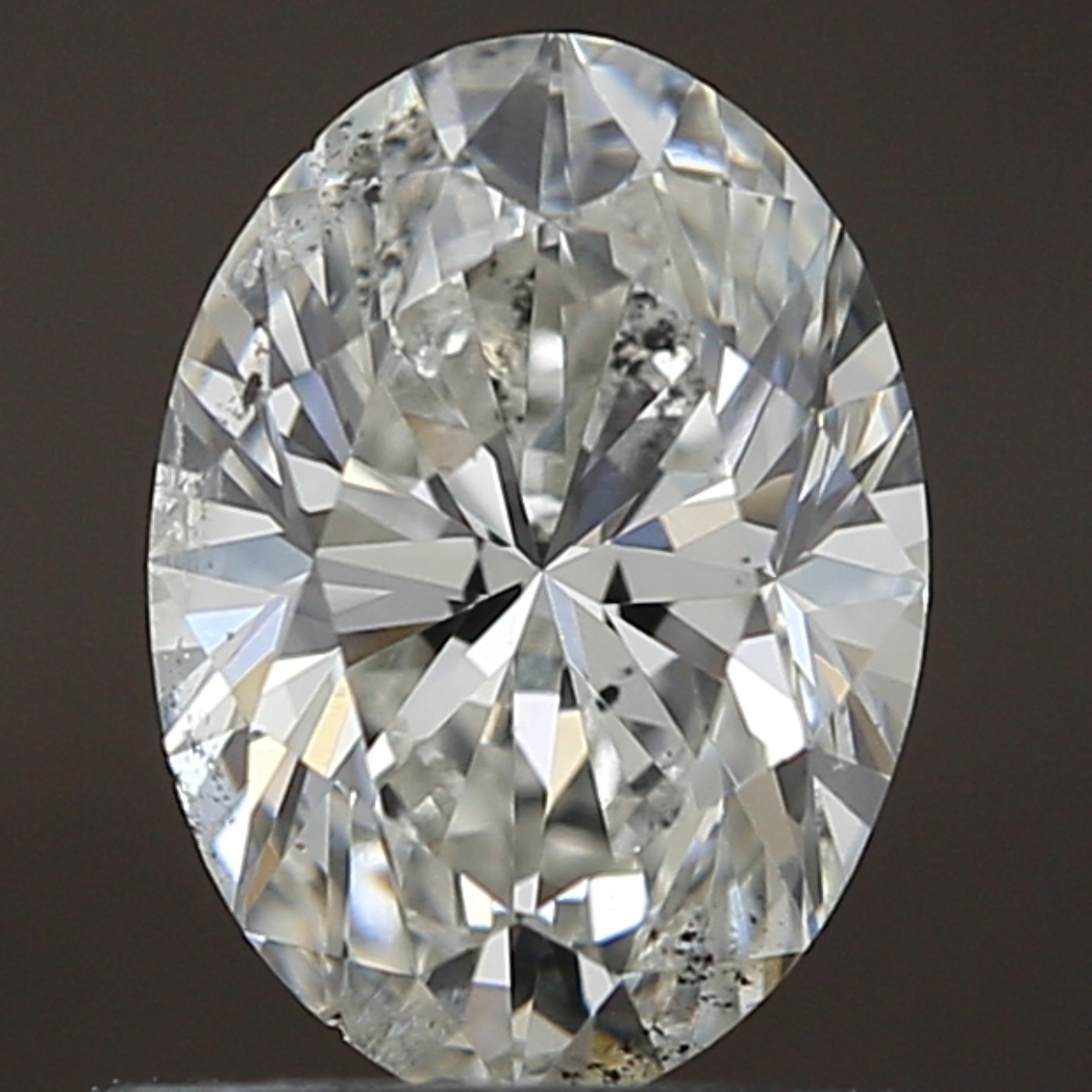 0.90 Carat OVAL H I1 GIA Diamond