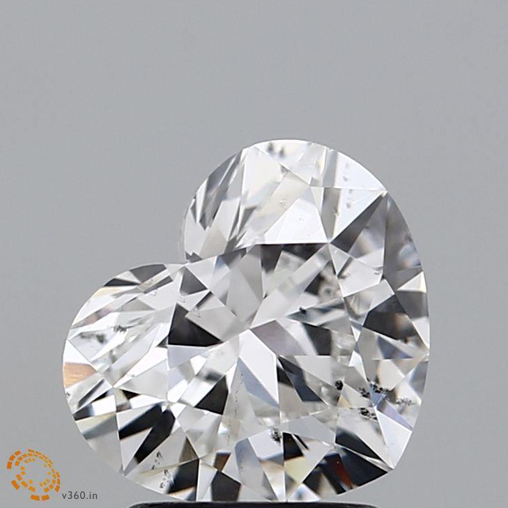 2.01 Carat HEART F SI1 IGI Lab Diamond
