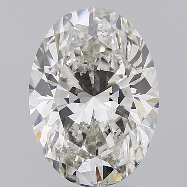 3.02 Carat Oval H SI1 IGI Lab Diamond