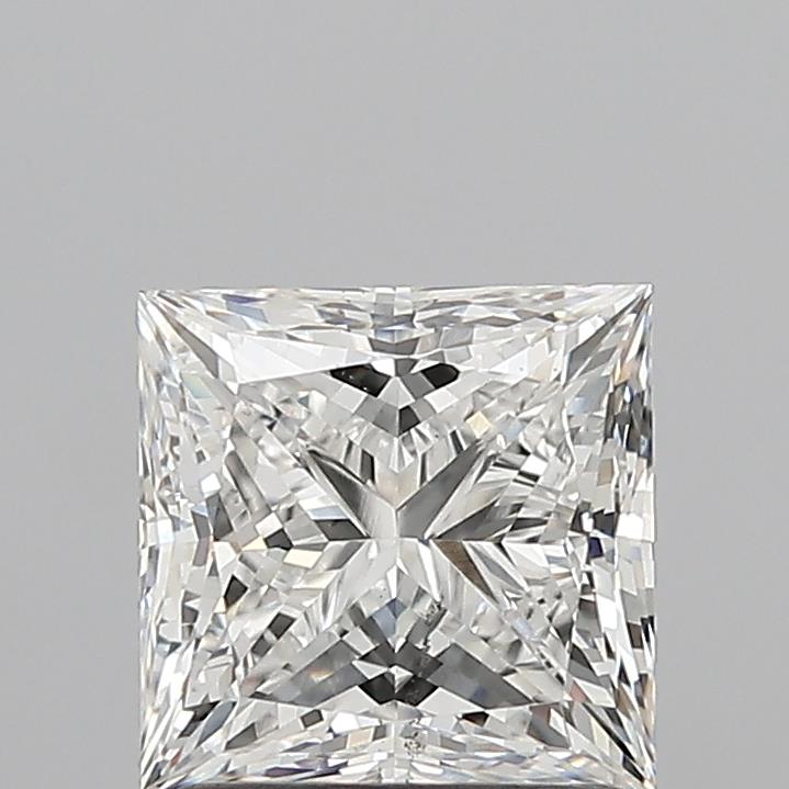 1.50 Carat Princess F SI1 IGI Lab Diamond