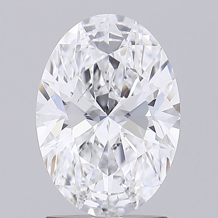 1.70 Carat Oval D SI1 IGI Lab Diamond