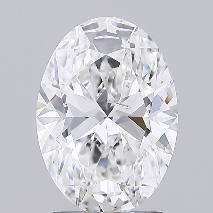 2.00 Carat Oval D SI1 IGI Lab Diamond