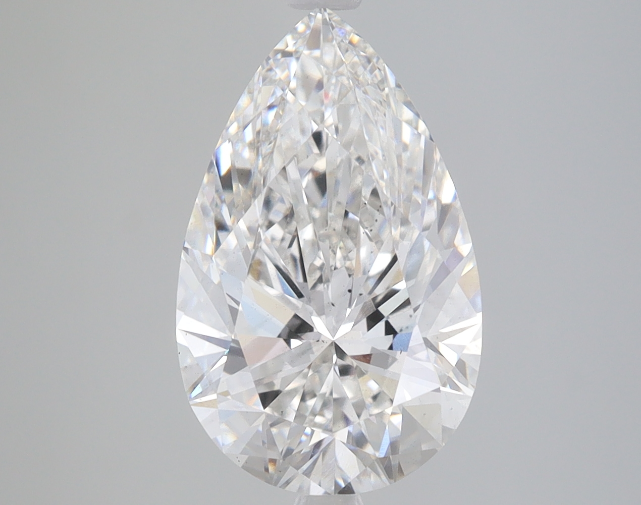 3.52 Carat Pear G VS2 IGI Lab Diamond
