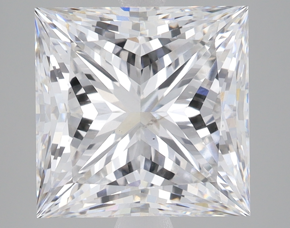 5.52 Carat Princess F VS2 IGI Lab Diamond