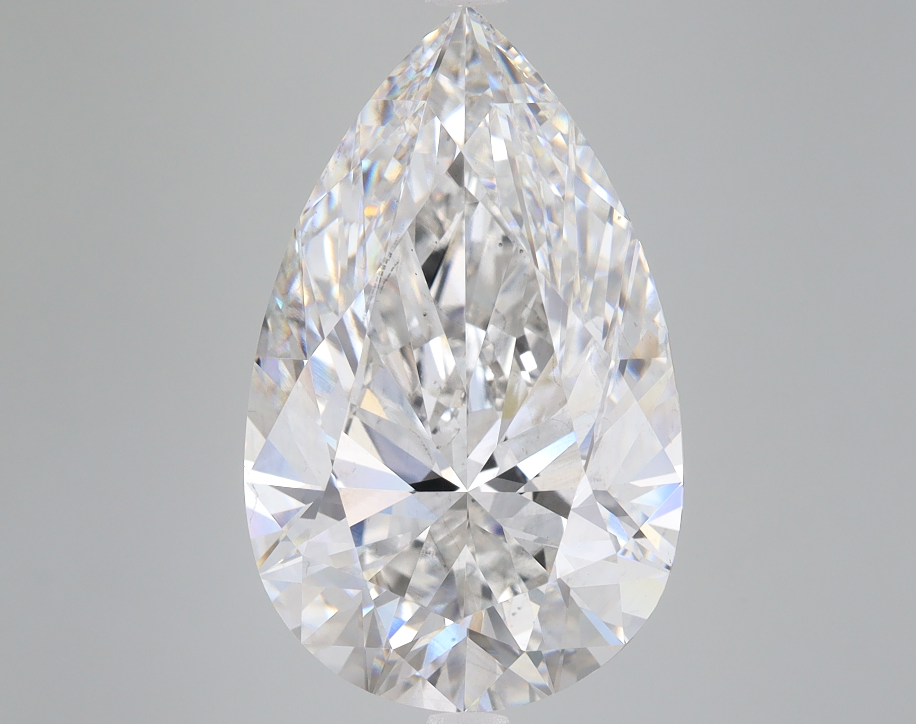 10.47 Carat Natural Pear F VS2 Ex IGI certified 21640320