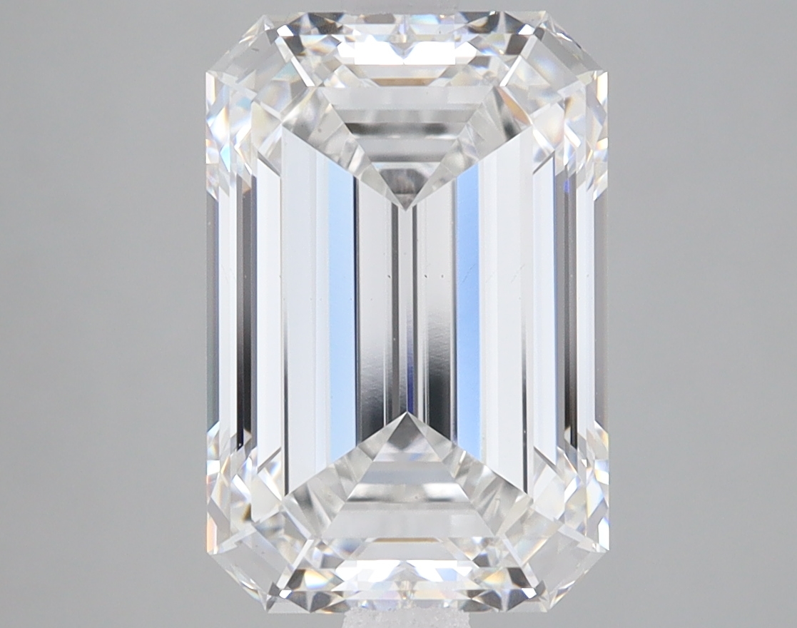4.69 Carat Emerald F VS2 GIA Lab Diamond
