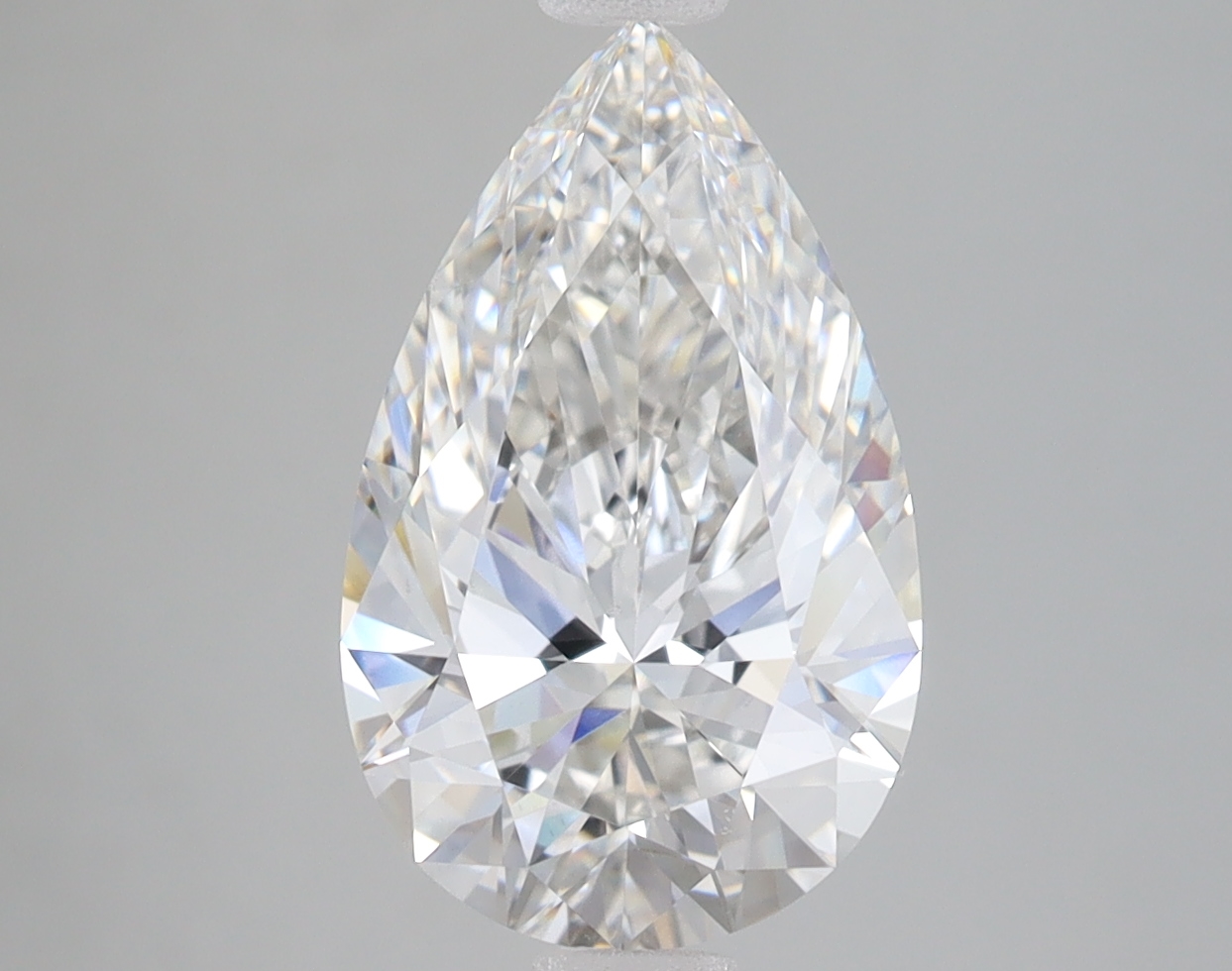 3.05 Carat Natural Pear F VS1 Ex IGI certified 26125453