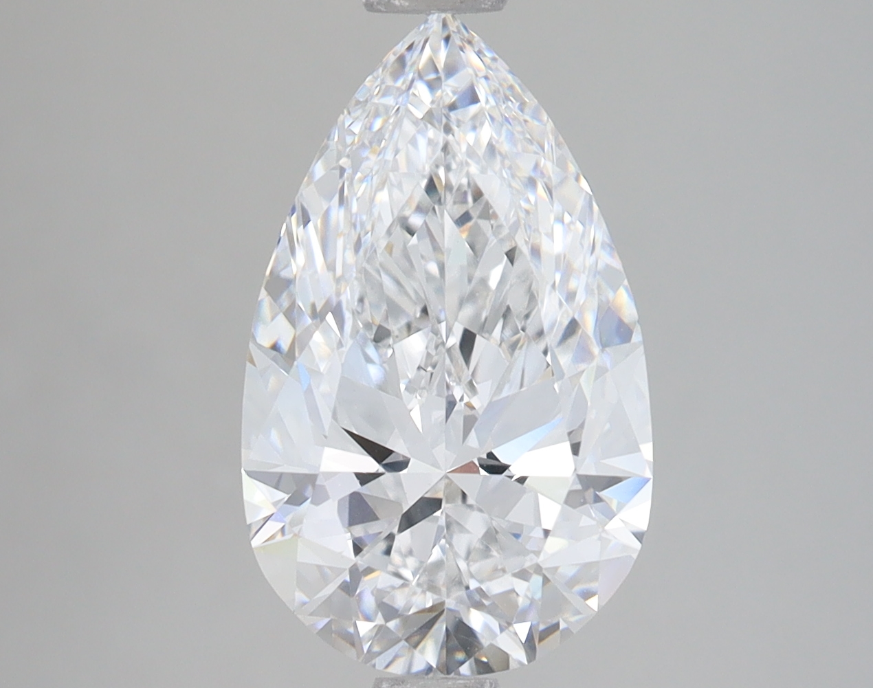3.35 Carat Natural Pear D VS1 Ex IGI certified 28954805