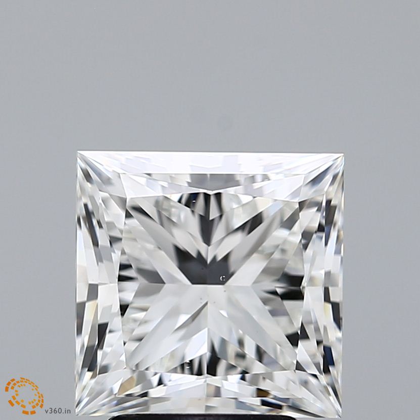 3.53 Carat Princess G VS2 IGI Lab Diamond
