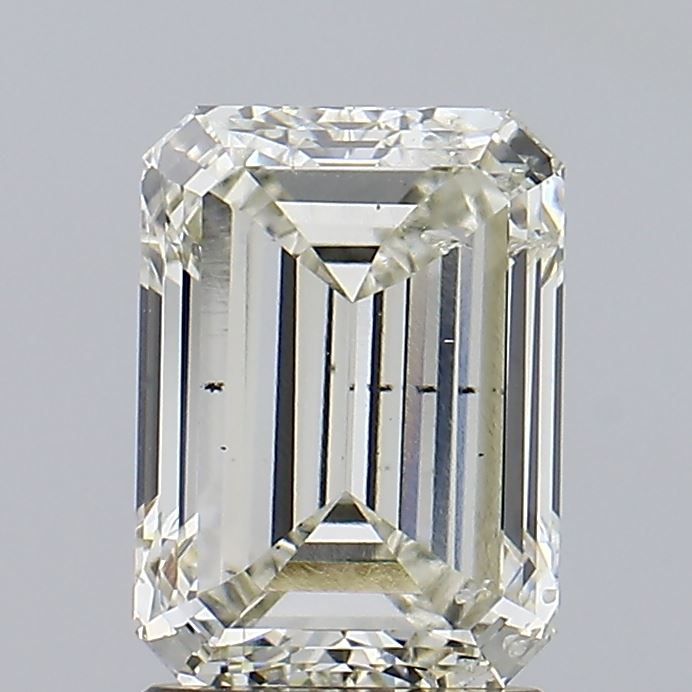 2.00 Carat Emerald J SI2 IGI Lab Diamond