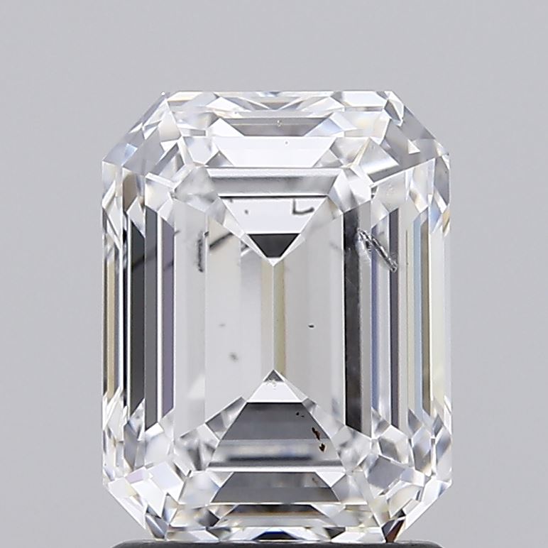 2.00 Carat Emerald D SI2 IGI Lab Diamond