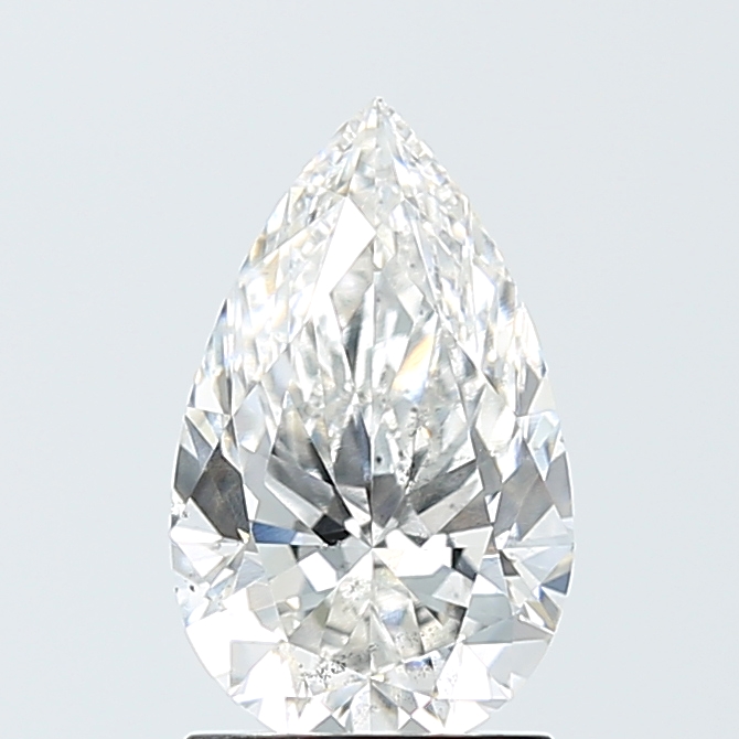 1.62 Carat Pear G SI1 IGI Lab Diamond
