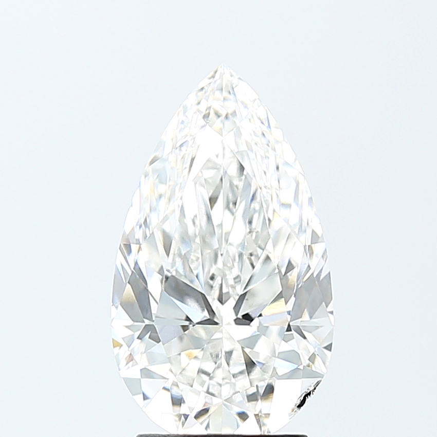 3.00 Carat Pear F SI1 IGI Lab Diamond