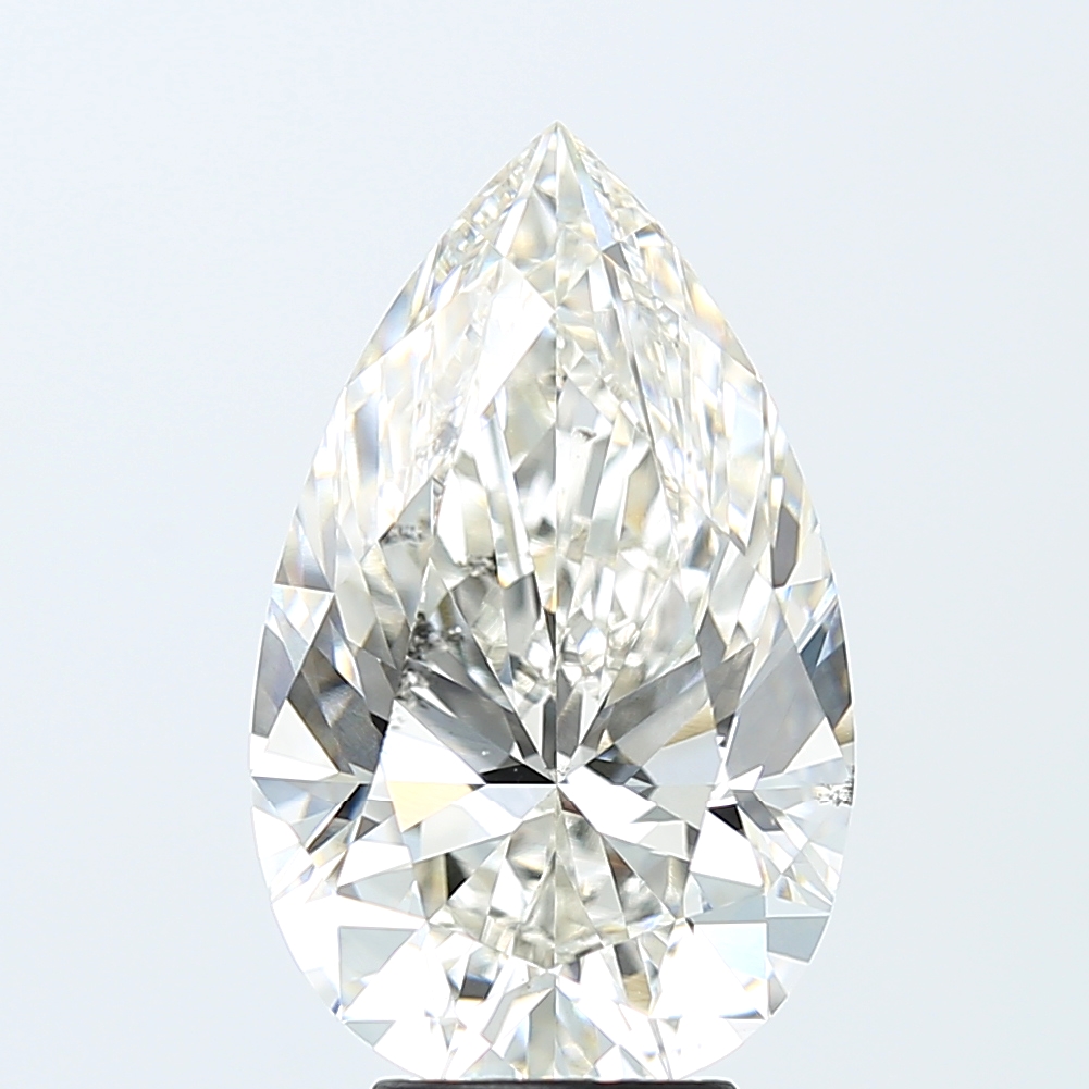 6.02 Carat Pear H VS2 IGI Lab Diamond