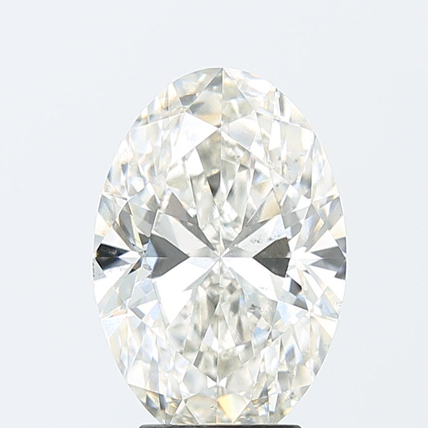 4.09 Carat Oval H SI1 IGI Lab Diamond