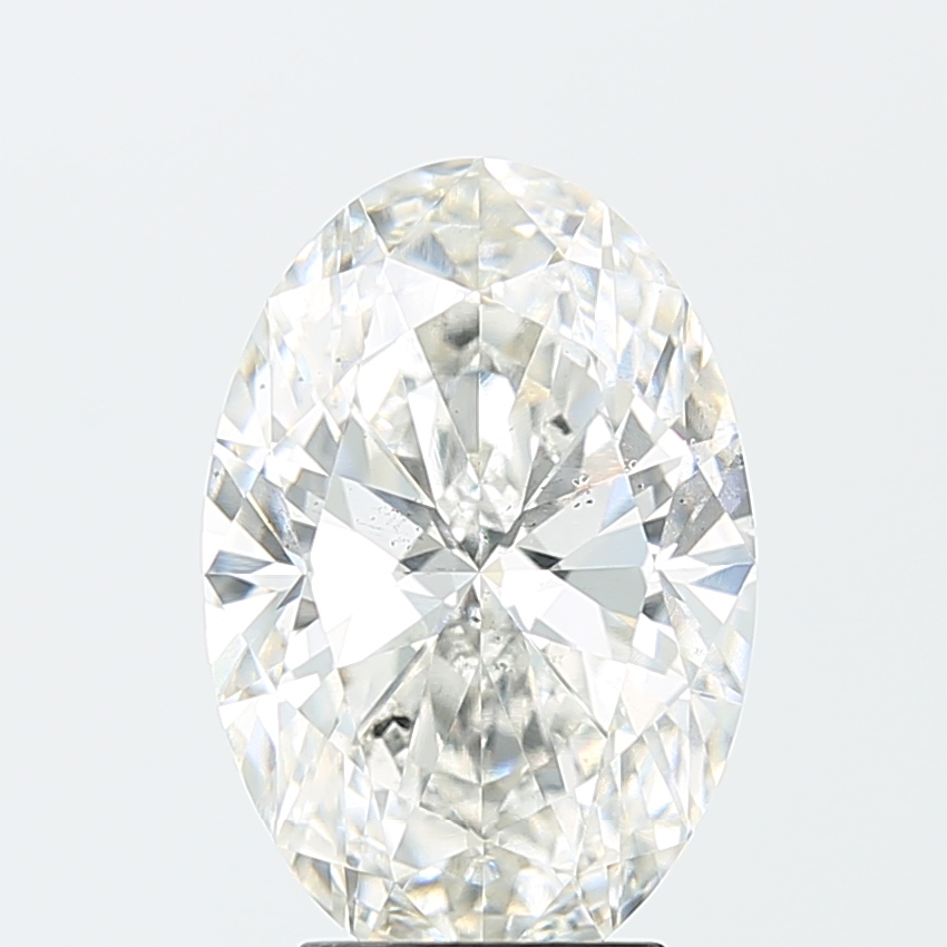 4.02 Carat Oval G SI1 IGI Lab Diamond