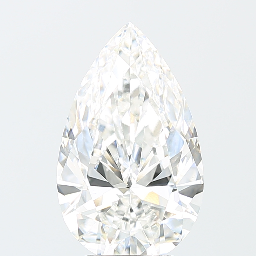 4.24 Carat Pear F VVS2 IGI Lab Diamond