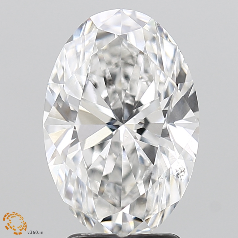 2.83 Carat Oval F SI1 IGI Lab Diamond