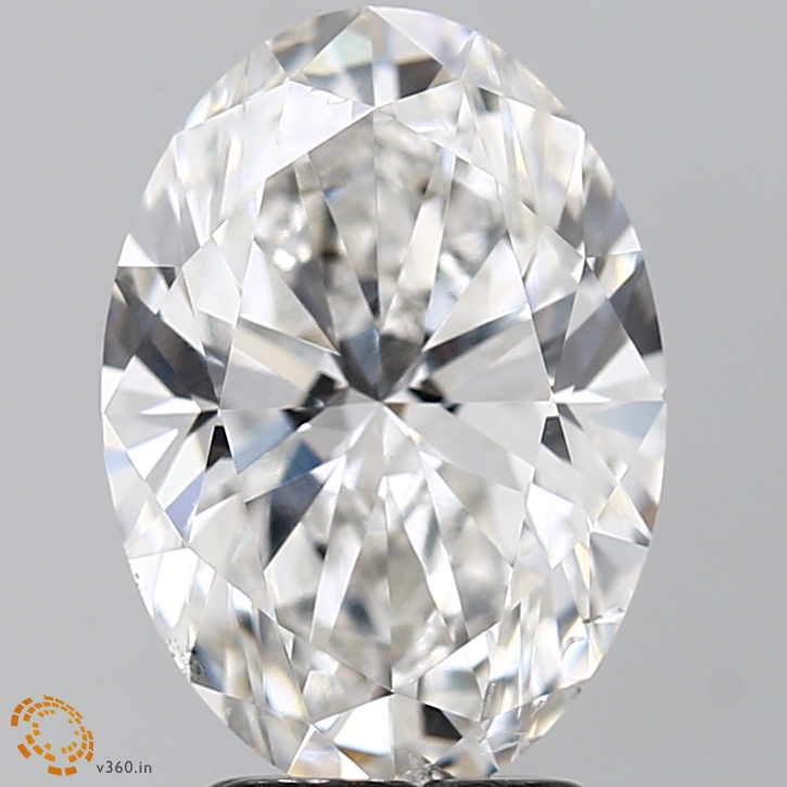3.02 Carat Oval F SI2 IGI Lab Diamond