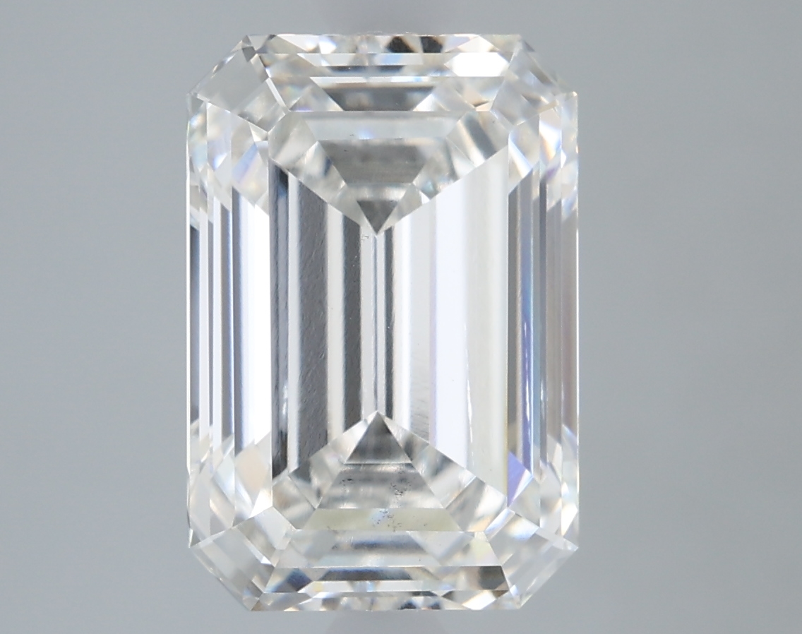 3.72 Carat Emerald F VS2 IGI Lab Diamond