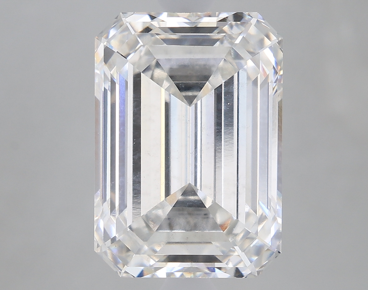 4.67 Carat Emerald F VS2 IGI Lab Diamond