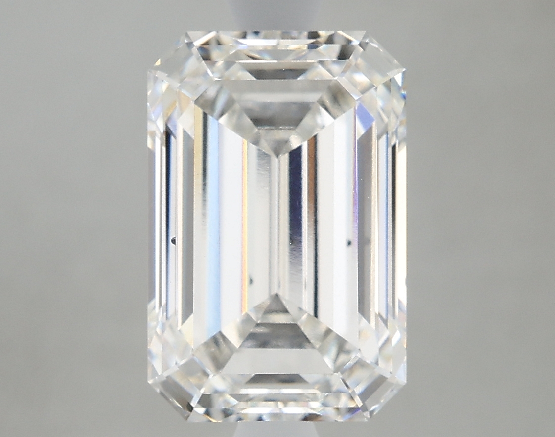 3.57 Carat Emerald F VS2 IGI Lab Diamond