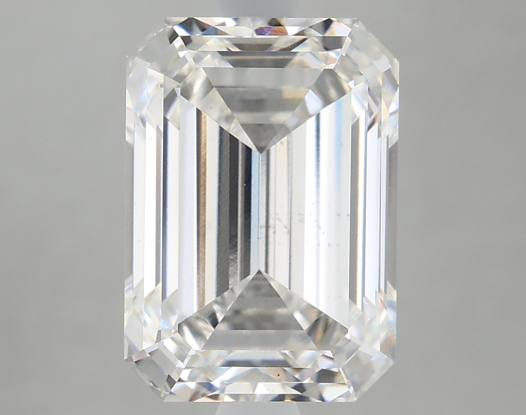 3.57 Carat Emerald F VS2 IGI Lab Diamond