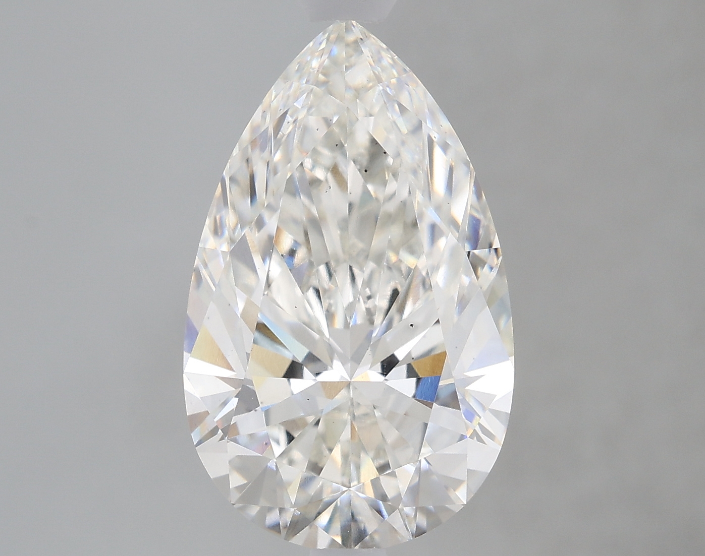 3.74 Carat Pear G VS2 IGI Lab Diamond