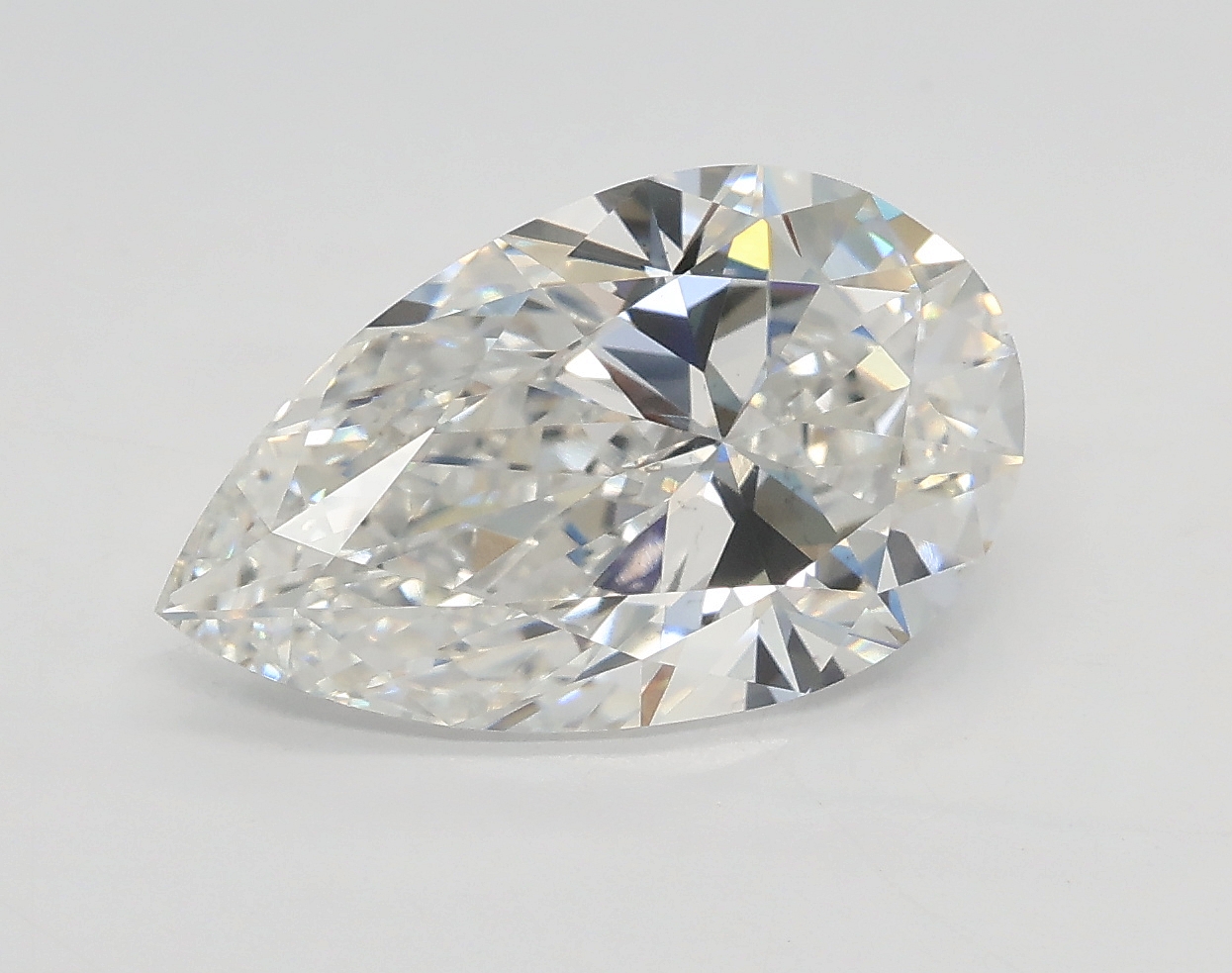 3.51 Carat Pear G VS2 GIA Lab Diamond