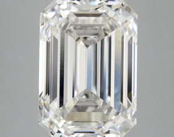 4.28 Carat Emerald F VS1 IGI Lab Diamond