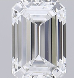 3.85 Carat Emerald D VS1 GIA Lab Diamond