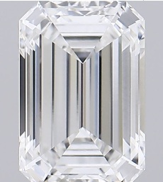 3.77 Carat Emerald F VVS1 GIA Lab Diamond