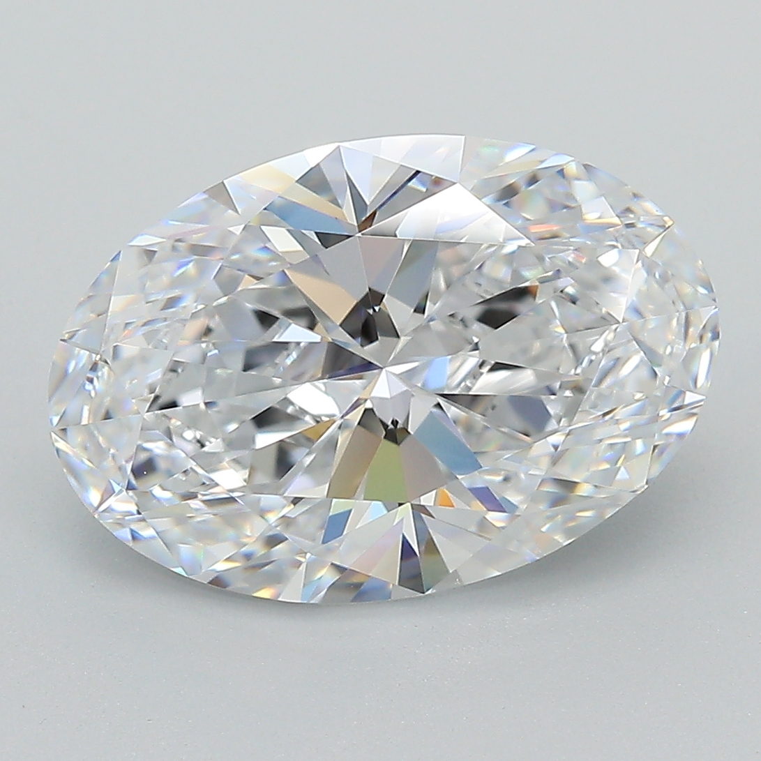 4.60 Carat Oval D VVS2 GIA Lab Diamond