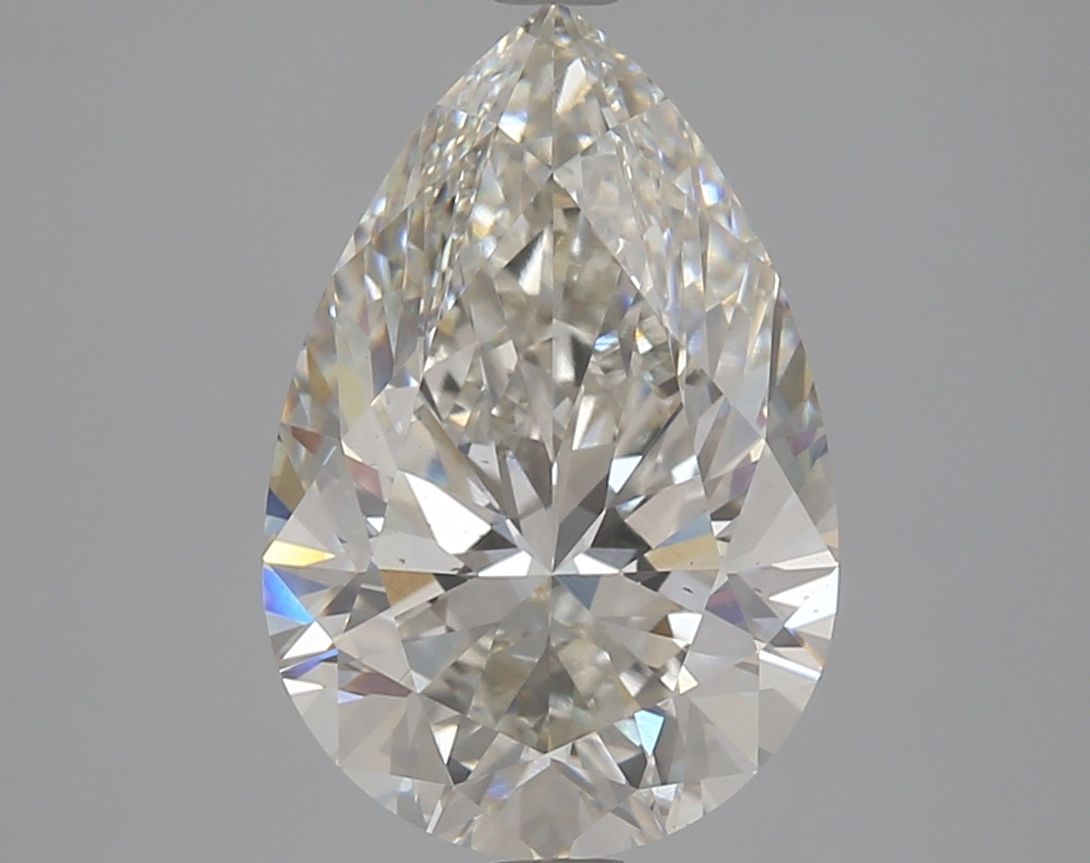 4.84 Carat Natural PEAR H VS1 Ex IGI certified 24493401