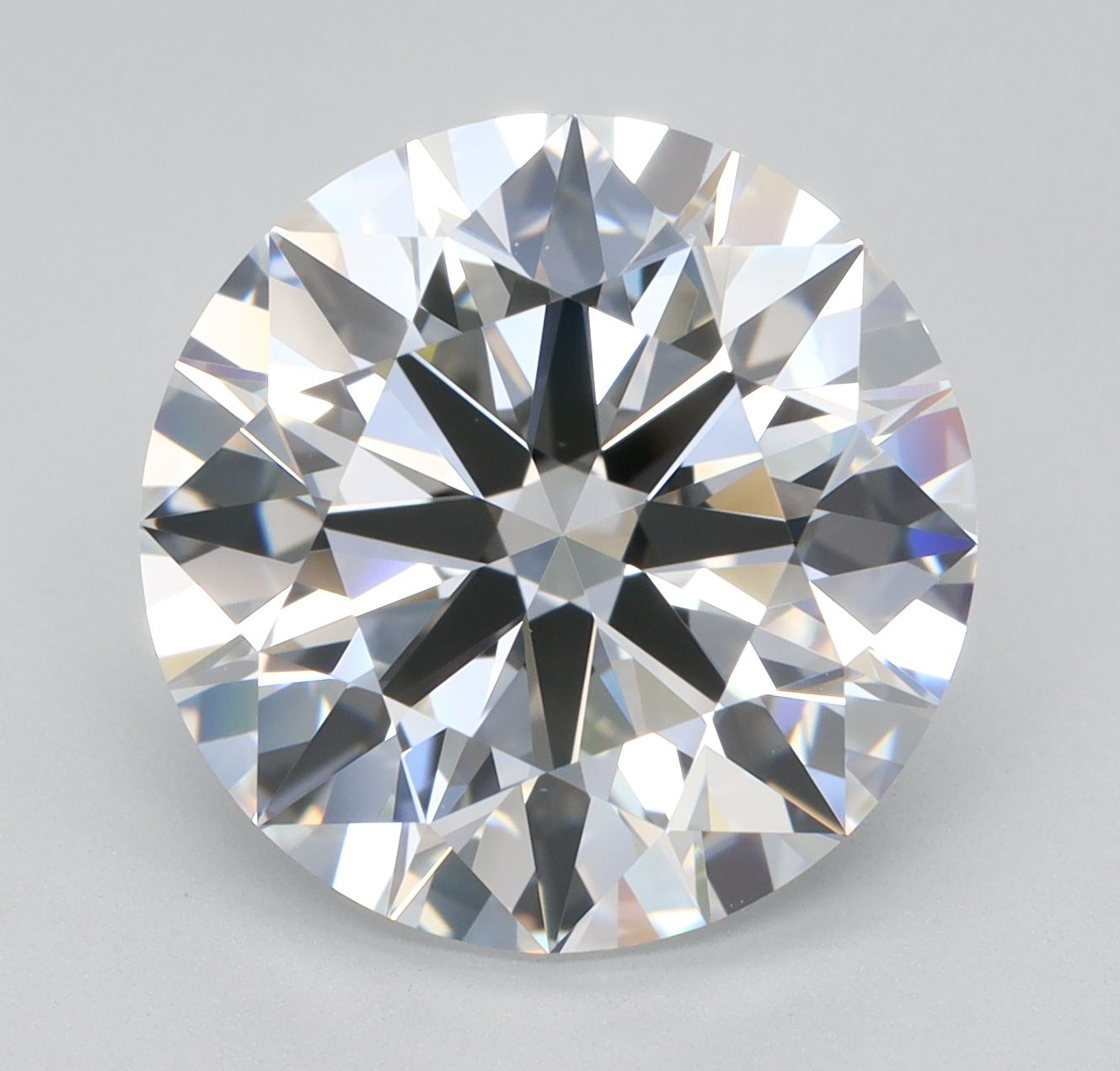 5.01 Carat Lab ROUND E VVS2 Ex IGI certified L23447391