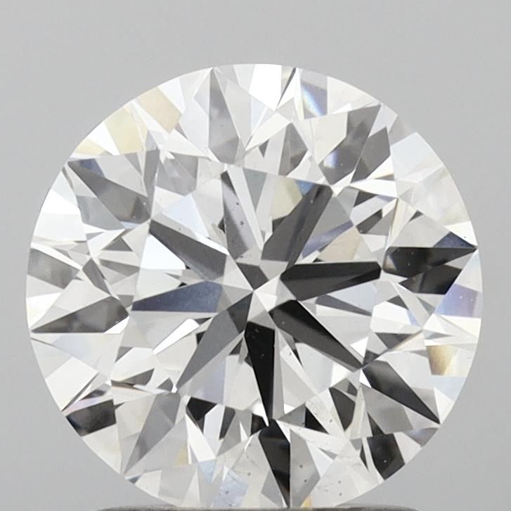 1.66 Carat Natural ROUND E VS2 Ex IGI certified 26830601