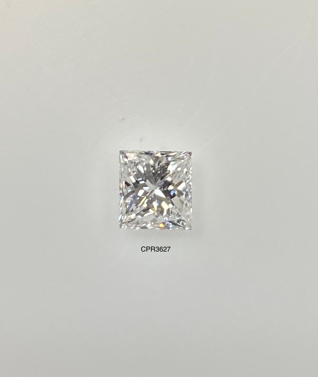 0.48 Carat Princess D VS2 GIA Diamond