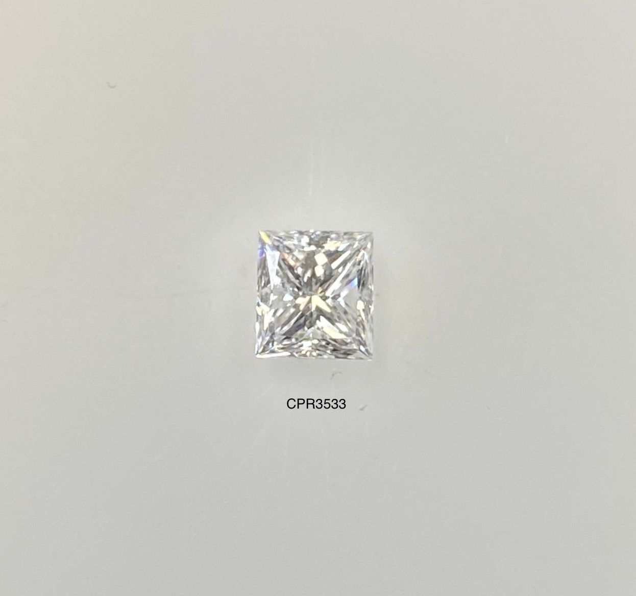 0.50 Carat Princess E SI2 GIA Diamond