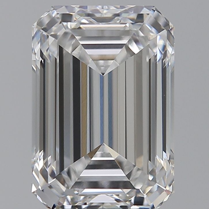 3.77 Carat EMERALD D VVS1 IGI Lab Diamond